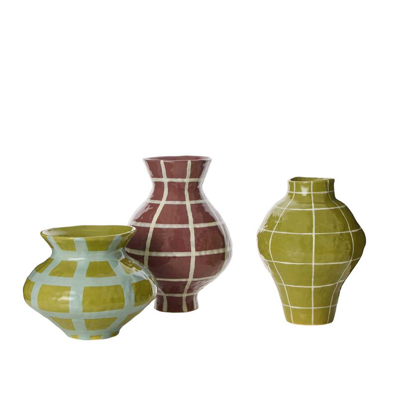 Amalfi Eden Check Vase image number 1